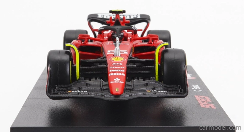 Bburago Ferrari F1 Sf-23 Team Scuderia Ferrari N 55 1:43, červená