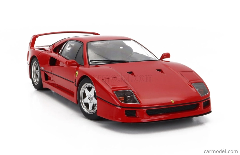 Kk-scale Ferrari F40 1987 - Black Interior 1:18 Rosso Ferrari Červená