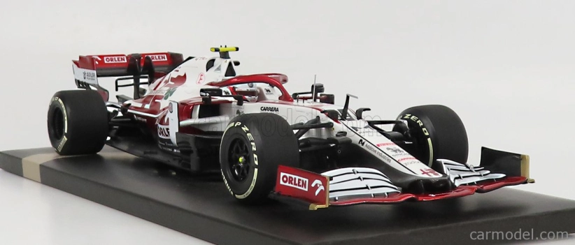 Minichamps Alfa romeo F1 C41 Team Orlen Racing N 99 Posledné preteky Abu Dhabi GP 2021 Antonio Giovinazzi 1:18 Biela červená met.