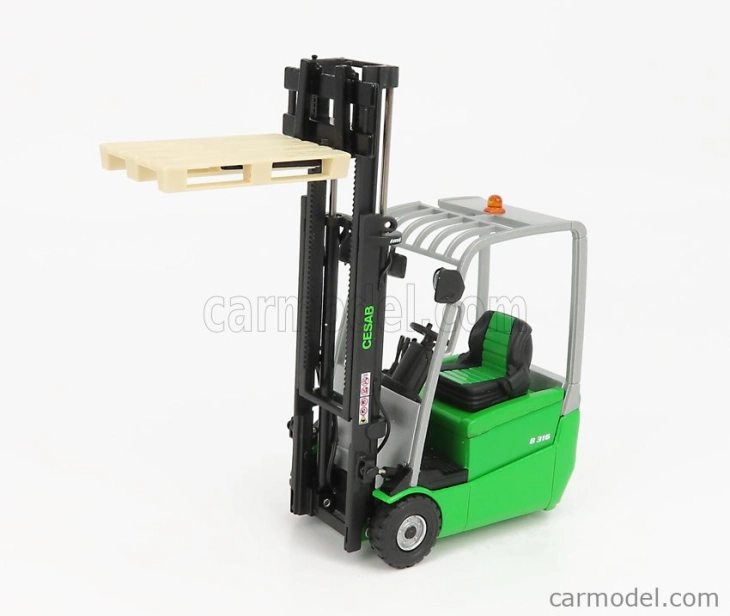 Ros-model Cesab B316 Carrello Elevatore Verticale - Vertical Order Picker 3 Wheels 1:23 Zelená Černá