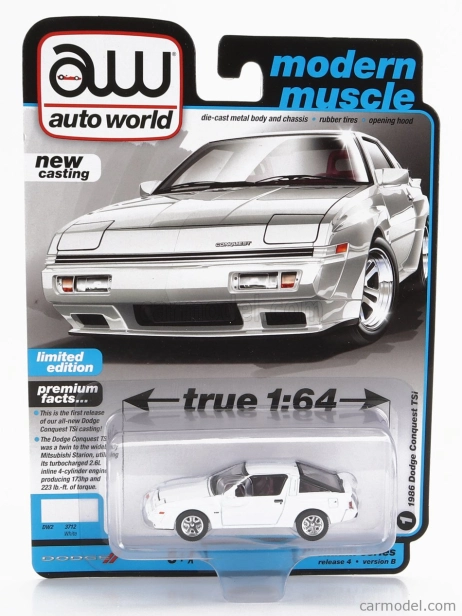 Autoworld Dodge Conquest Tsi 1986 1:64 Bílá