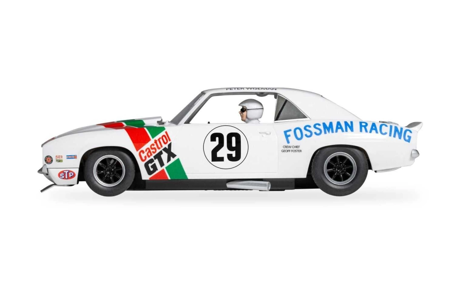 Autíčko Touring SCALEXTRIC C4643 - Chevrolet Camaro - Castrol Racing Trans Am 1971 (1:32)