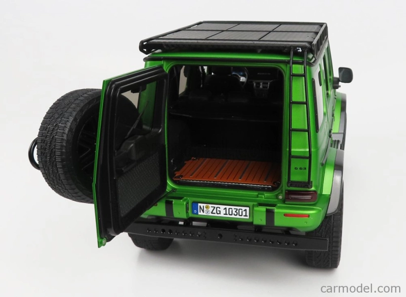 Nzg Mercedes benz G-class 4x4² 2022 1:12 Peklo Magno Green Met