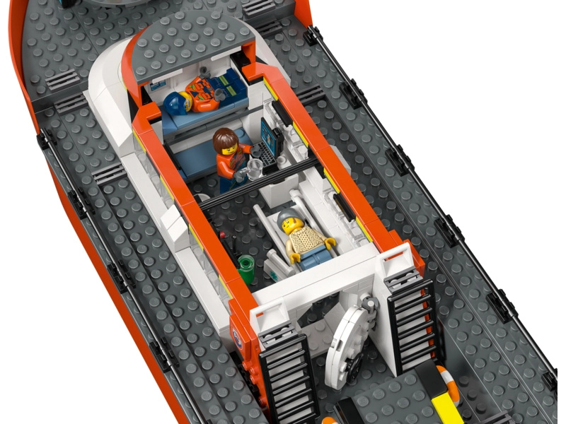 LEGO City - Záchranný čln pobrežnej hliadky a vrtuľník