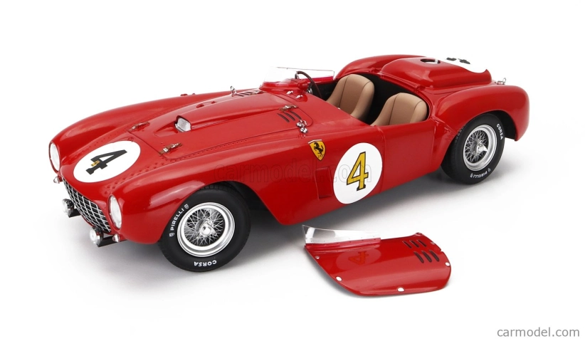 Kk-scale Ferrari 375 Plus 5.0l V12 Spider Team Scuderia Ferrari N 4 Winner 24h Le Mans 1954 Maurice Trintignant - Jose Froilan Gonzales 1:18 Red