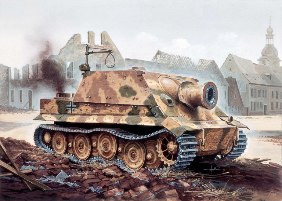 Zvezda Easy Kit Sturmtiger German Heavy Assault Gun (1:100)