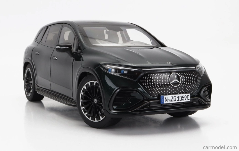 Nzg Mercedes benz Eqs Suv (x296) Von Mercedes-eq Amg Line 2022 1:18 Green Met