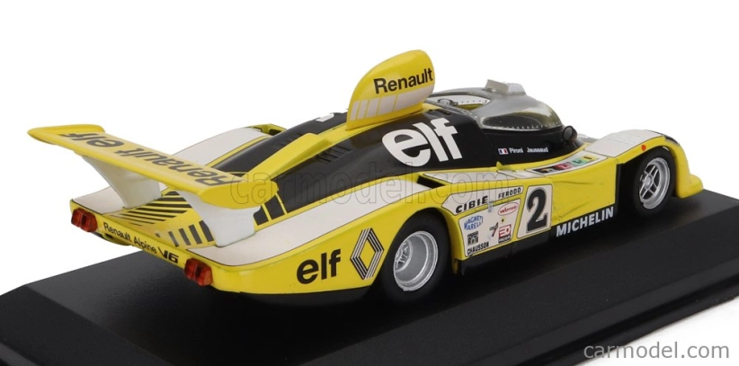 Edicola Renault Alpine A442b 2.0l Turbo V6 Team Renault Sport N 2 Víťaz 24h Le Mans 1978 Didier Pironi - Jean Pierre Jaussaud 1:43 Žltá Biela Čierna