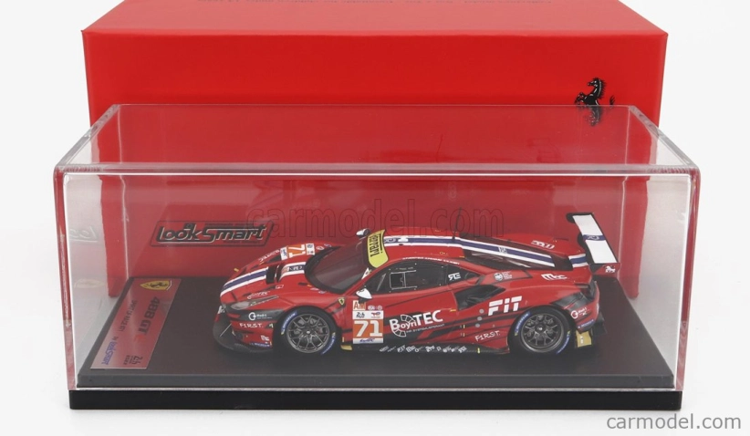 Looksmart Ferrari 488 Gte Evo 3.9l Turbo V8 Team Spirit Of Race N 71 1:43, červená