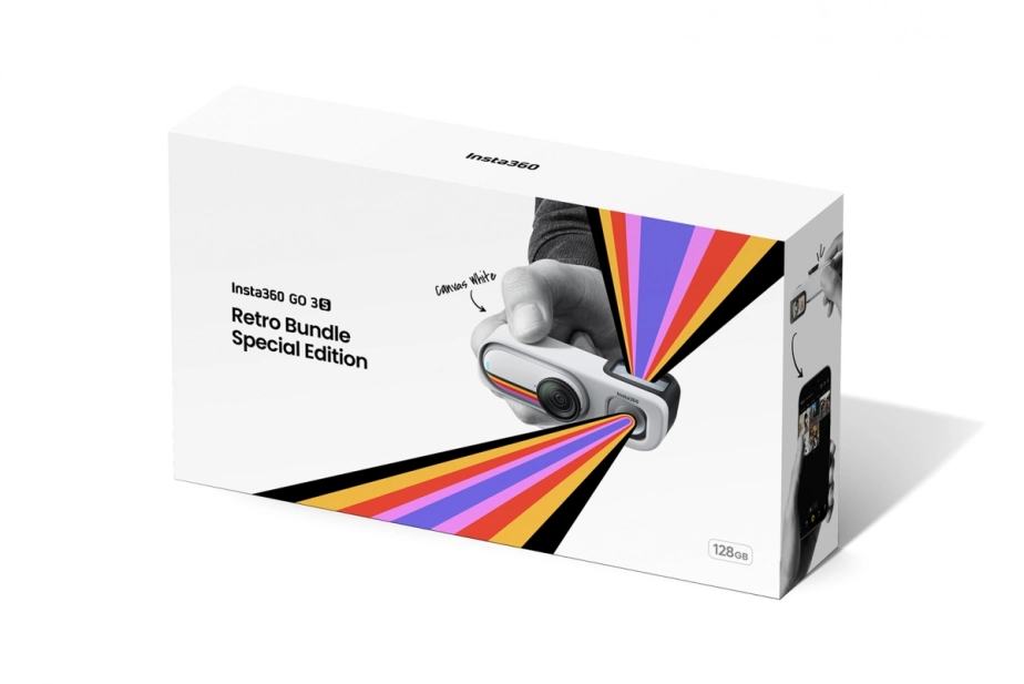 Insta360 GO 3S Retro Bundle 64 GB (biela) Špeciálna edícia