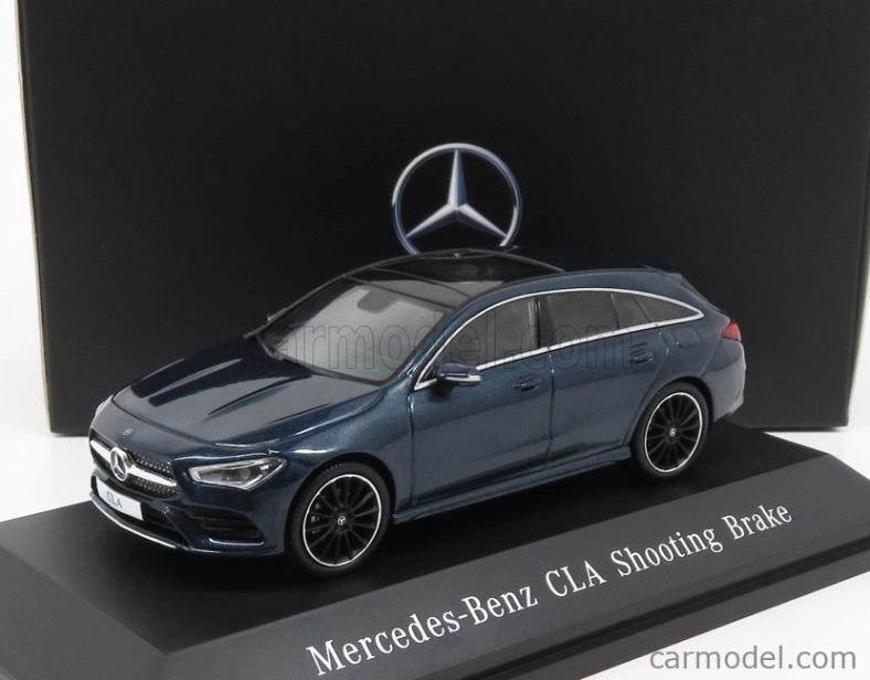 Spark-model Mercedes benz Cla-class Shooting Brake (x118) 2019 1:43 Denim Blue Met