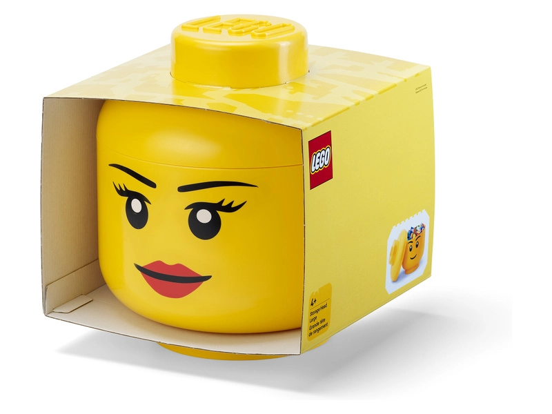 LEGO úložná hlava velká - zombie