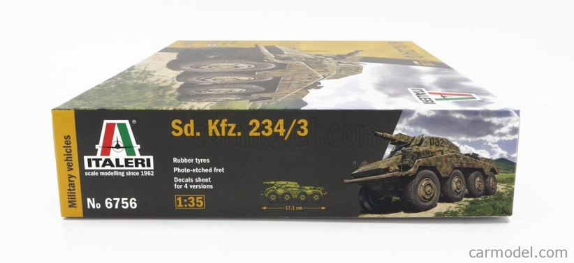 Talianeri Tank Sd.kfz.234/3 Military 1944 1:35 /