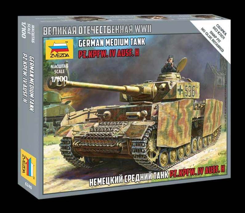 Zvezda Panzer IV Ausf.H (1:100)