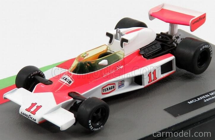 Edicola Mclaren F1 M23 Ford N11 Majster sveta sezóna 1976 James Hunt 1:43 Biela oranžová
