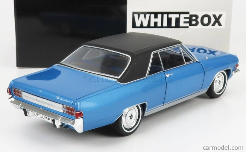 Whitebox Opel Diplomat A V8 Coupe 1965 1:24 Světle Modrá Černá