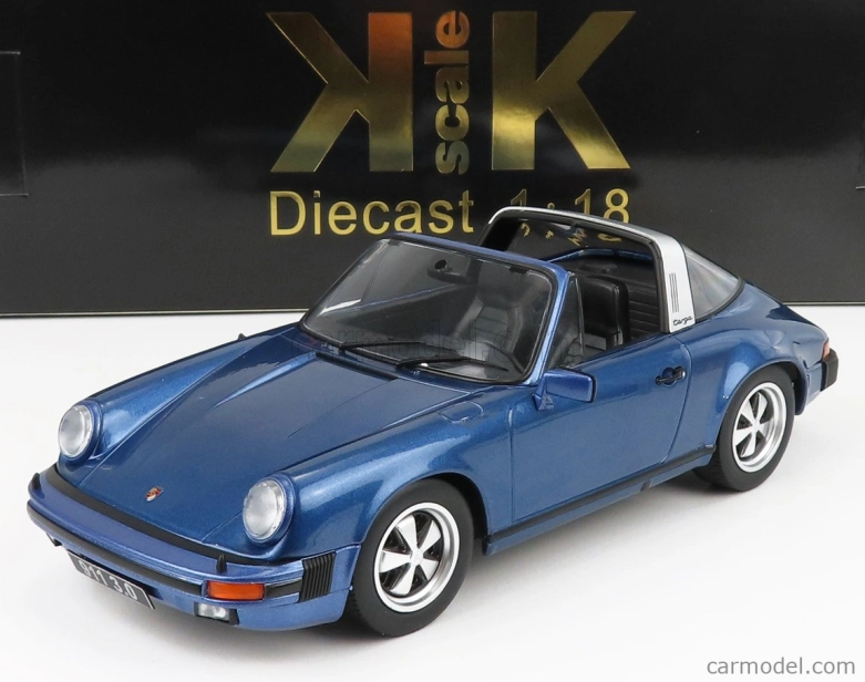 Kk-scale Porsche 911 Carrera 3.0 Targa 1977 1:18 Blue Met