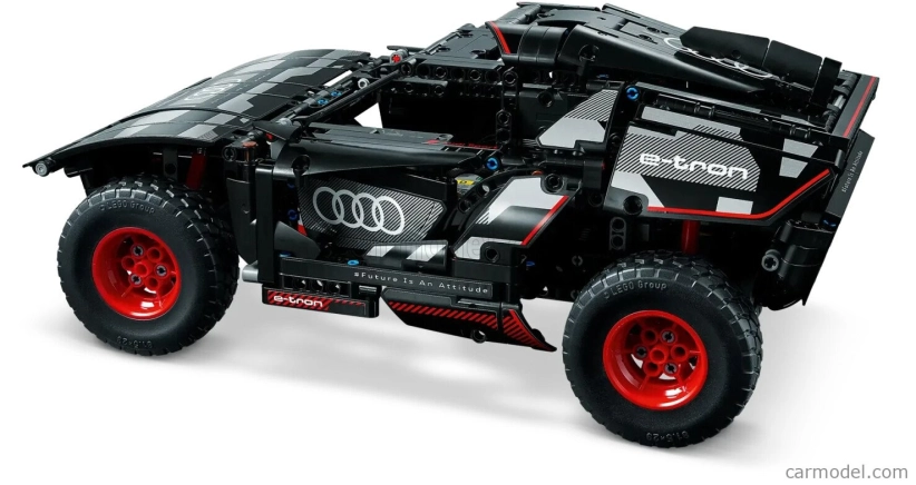 Lego Audi Lego Technic - Rs Q E.tron Dakar Rally 2022 - 914 Pezzi - 914 ks 1:12 sivá čierna