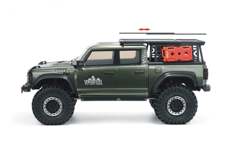 RC auto PATHFINDER 1/10 sada 2,4GHz, zelená