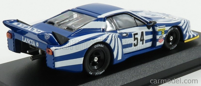 Best-model Lancia Beta Montecarlo N 54 6h Silverstone 1980 W.rohrl - M.alboreto 1:43 Modrá Bílá