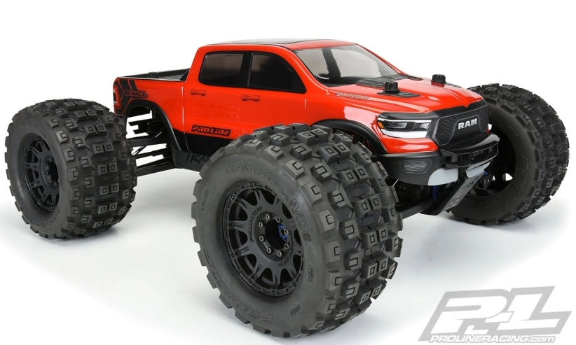 Predrezaná priehľadná karoséria 2020 Ram Rebel 1500 pre E-REVO 2.0