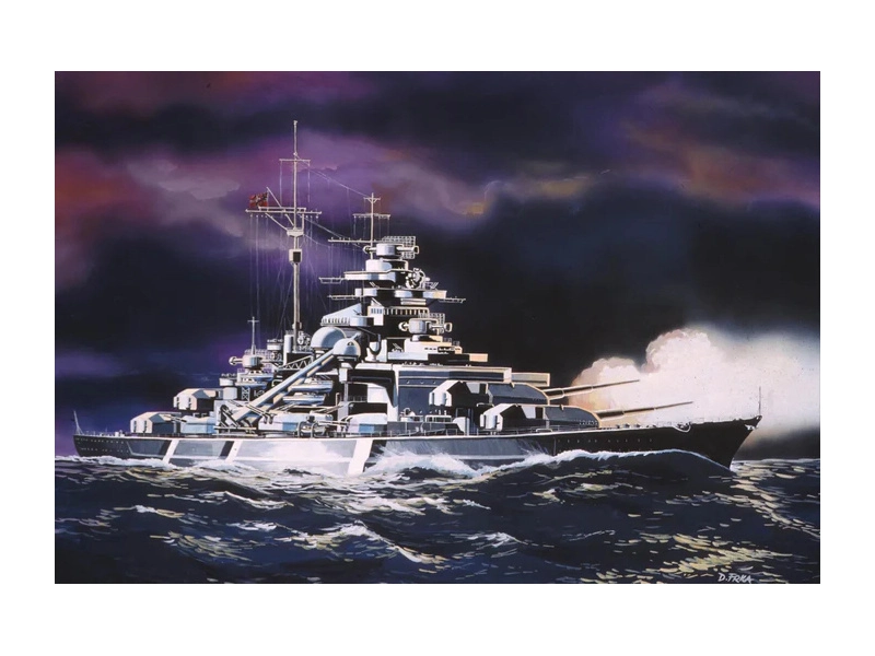 Revell Bismarck (1:1200) (štartovacia súprava)