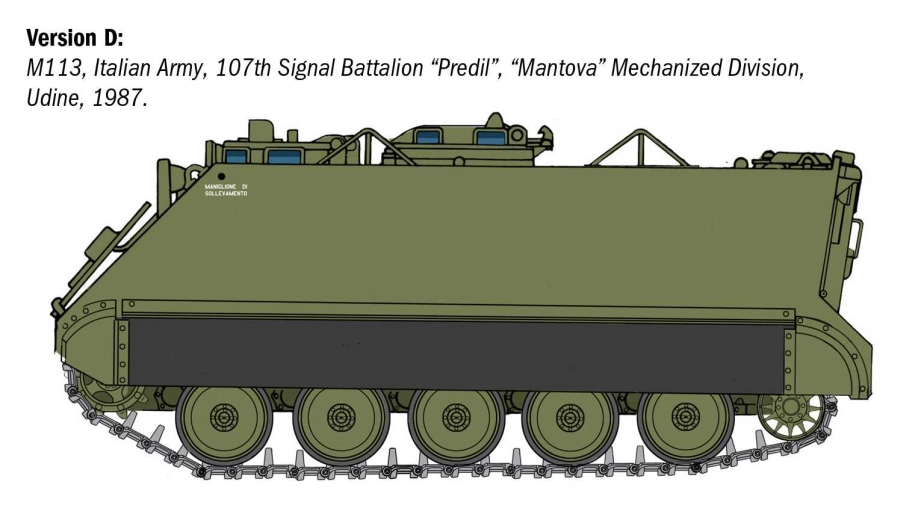 Italeri Tank M113a1 Armoured Personnel Carrier Military 1945 1:35 /