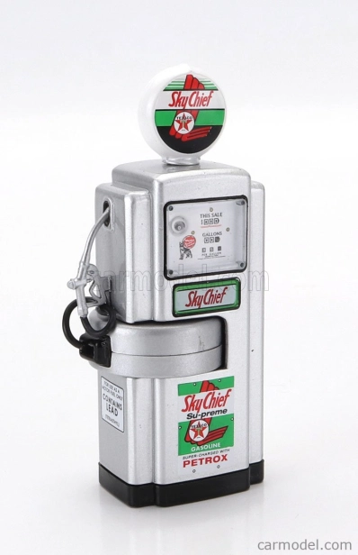 Greenlight Accessories Pompa Benzina - Wayne 100-a Gas Pump Texaco Gasoline 1948 1:18 Grey