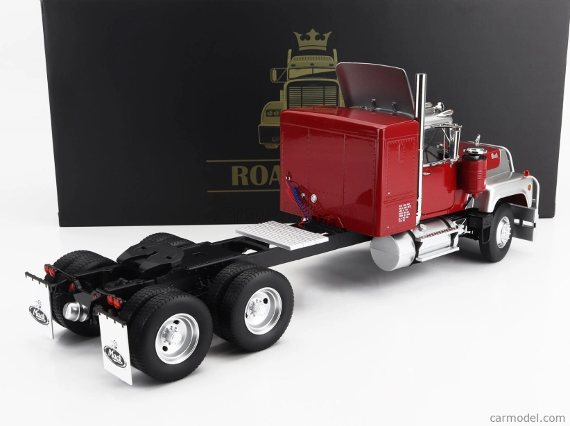 Road-kings Mack Rl700l ťahač 3-assi 1974 1:18 červená strieborná