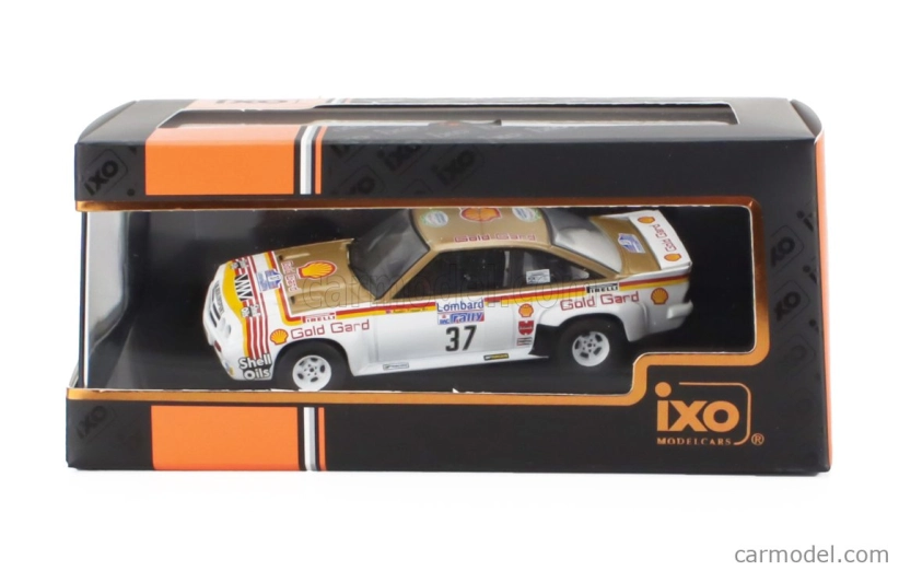 Ixo-models Opel Manta 400 Team Gm Dealer Sport N 37 Rally Rac Lombard 1984 Bertie Fisher - Austin Frazer 1:43 Biela červená žltá
