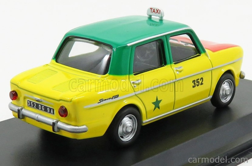 Edicola Simca 1000 Taxi Dakar 1964 1:43 Žltá zelená červená