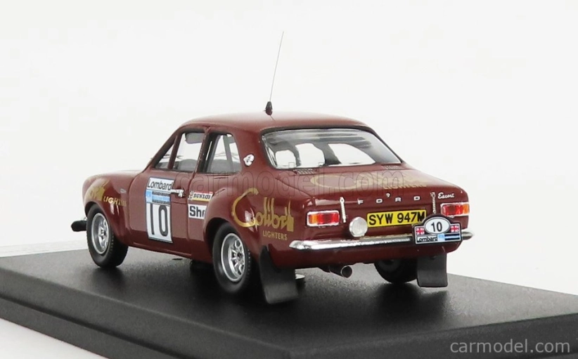 Trofeu Ford england Escort Mki (night Version) N 10 Rally Rac Lombard 1974 H.mikkola - J.davenport 1:43 Brown