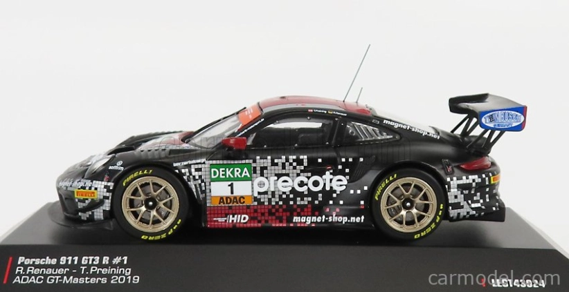 Ixo-models Porsche 911 991-2 Gt3-r Team Precote Herberth Motorsport N 1 1:43, černá
