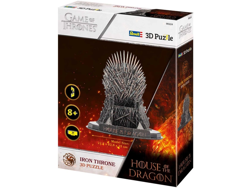 Revell 3D puzzle – House of the Dragon Iron Throne