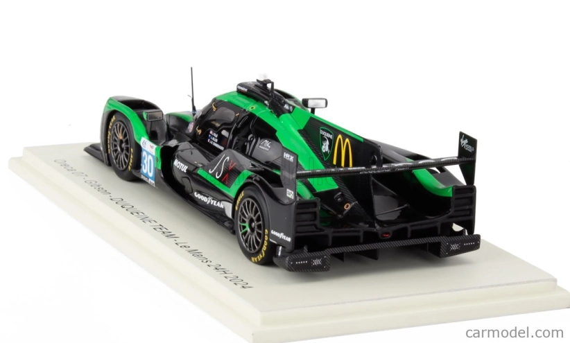 Spark-model Oreca 07 Gibson Gk428 4.2l V8 Team Duqueine N 30 24h Le Mans 2024 Jean Baptiste Simmenauer - James Allen - John Falb 1:43 Zelená Černá