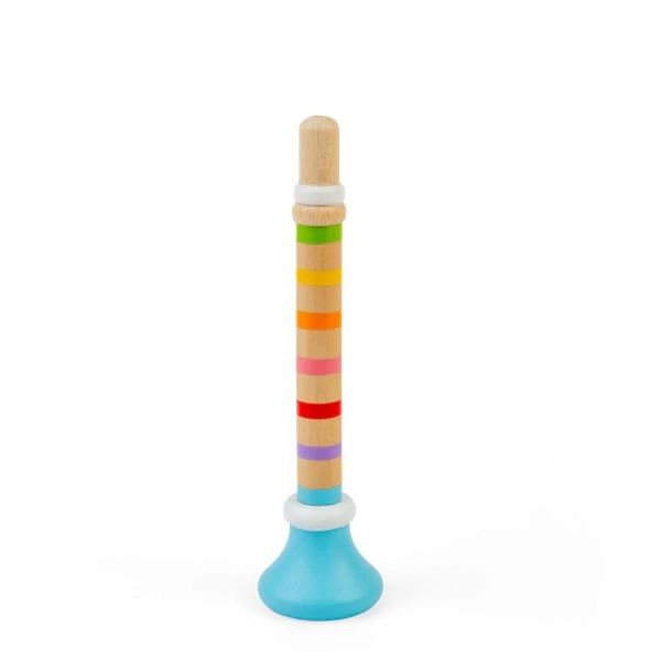 Bigjigs Toys Trumpetka 1 ks modrá