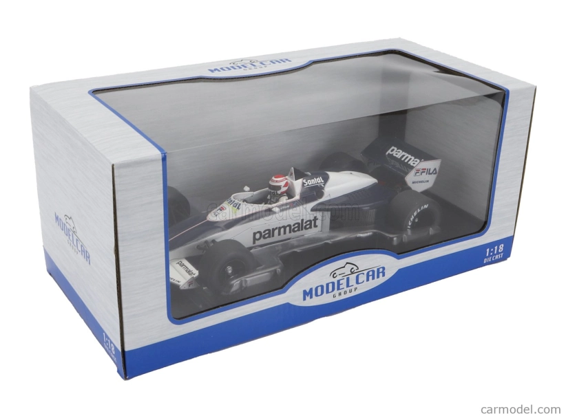 Mcg Brabham F1  Bt52 N 5 World Champion Winner Brazilian Gp 1983 Nelson Piquet 1:18 Bílá Modrá