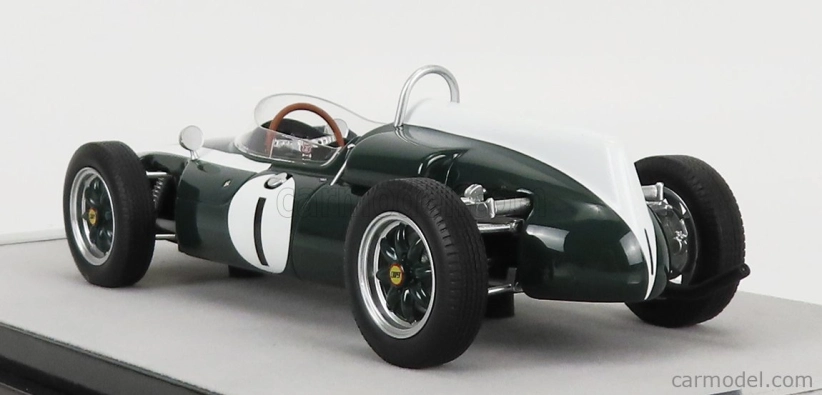 Tecnomodel Cooper F1 T53 N 1 British Silverstone Gp World Champion 1960 Jack Brabham 1:18 Zelená