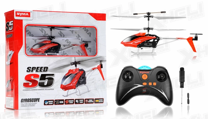 RC vrtuľník Syma S5, červená