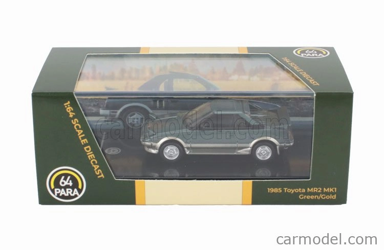 Paragon-models Toyota Mr2 Mki Lhd 1985 1:64 Zelené Zlato