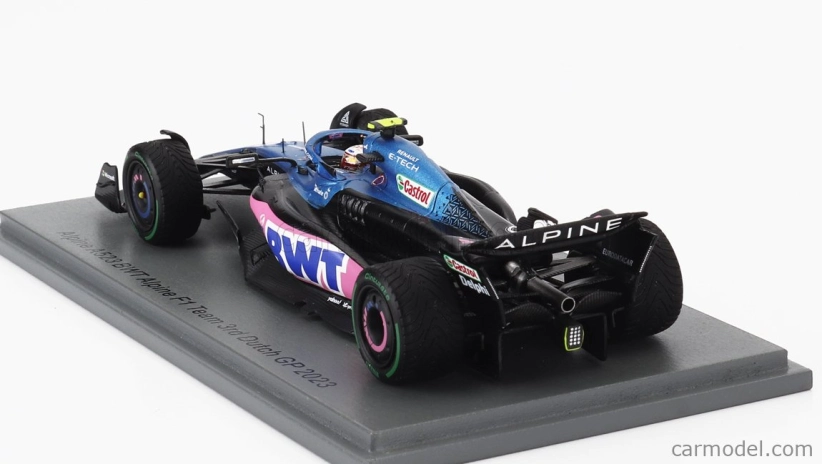 Spark-model Alpine F1 A523 Team Bwt Alpine N 10 3rd Dutch Gp 2023 Pierre Gasly 1:43 Blue Pink