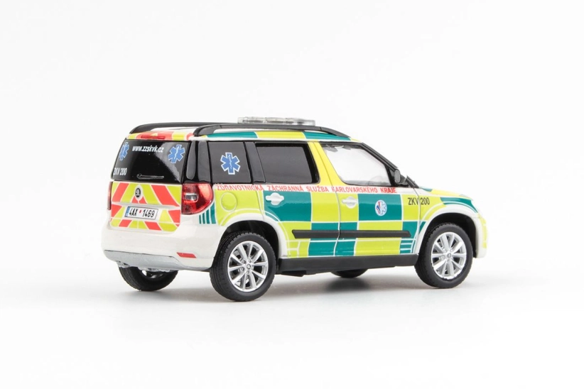 Abrex Škoda Yeti FL (2013) 1:43 – ZZS Karlovarského kraja 200