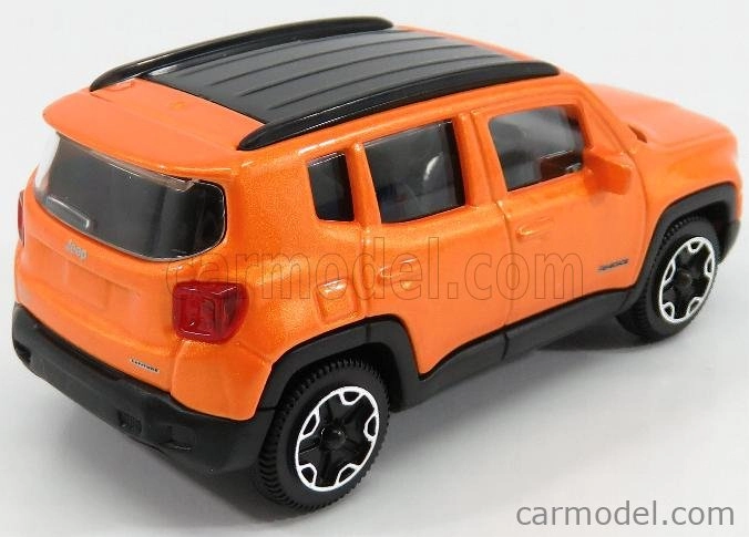 Bburago Jeep Renegade 2017 1:43 oranžová s čiernou