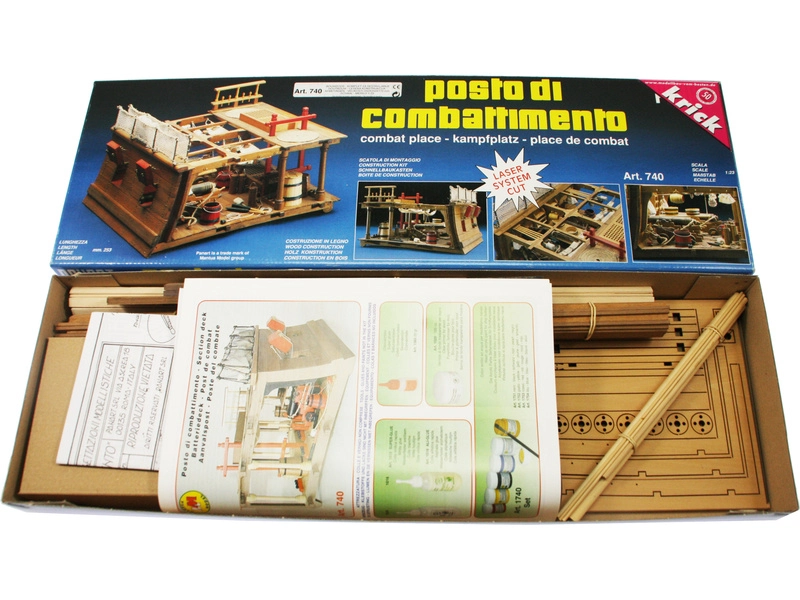 Mantua Model Dělová paluba řez 1:23 kit