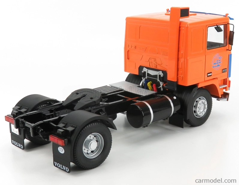Road-kings Volvo F12 Turbo 6 Tractor Truck 2-assi 1977 1:18 Oranžová modrá