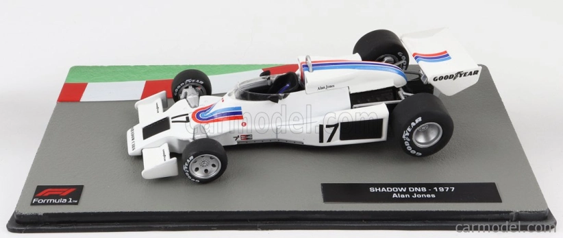 Edicola Shadow F1 Dn8 N 17 Sezóna 1977 Alan Jones 1:43 Biela