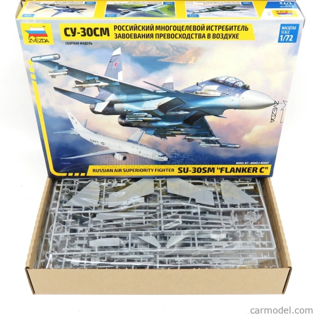 Zvezda Suchoj Su-30sm Flanker C Lietadlo - Caccia Bombardiere 1:72 Military