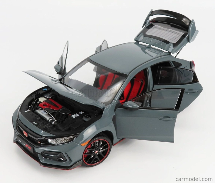 Lcd-model Honda Civic Type-r (fk8) 2020 1:18 Grey