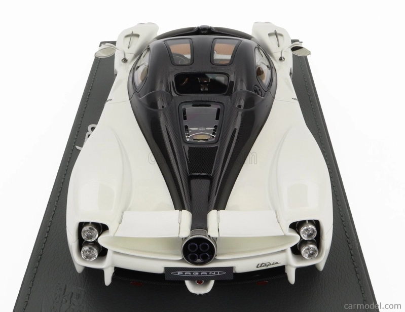 Bbr-models Pagani Utopia 2022 - Con Vetrina - With Showcase 1:18 Bianco Perla - Bílá