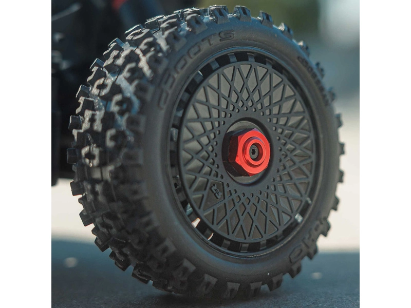RC auto Arrma Typhon Mega 665 1:8 4WD RTR, červená